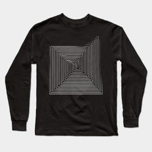 Not Perfect Visuals | Minimalist | NOptical Illusion | Broken lines 2 Long Sleeve T-Shirt